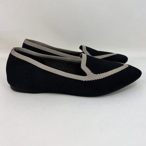 Birdies The Blackbird Flats Black Beige Women’s Size 8.5